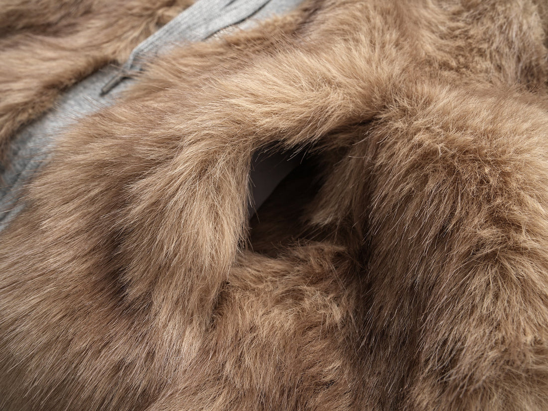 3-6-5.shop Faux Fur Hooded Jacket