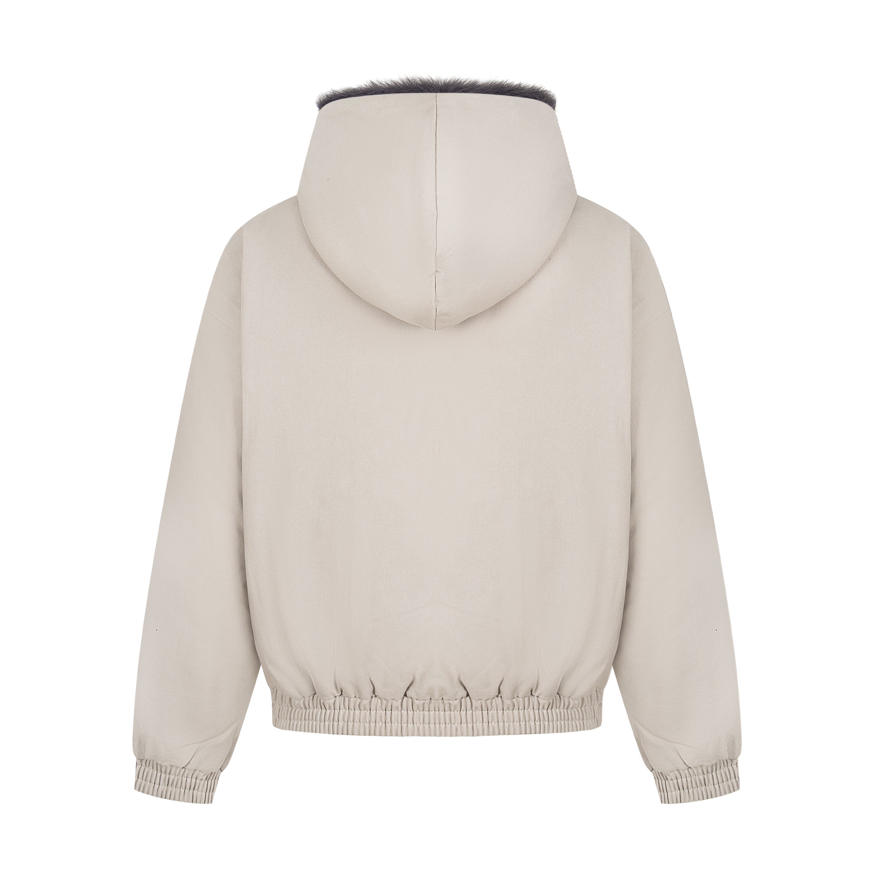 3-6-5.shop Faux Fur Collar Quilted Jacket