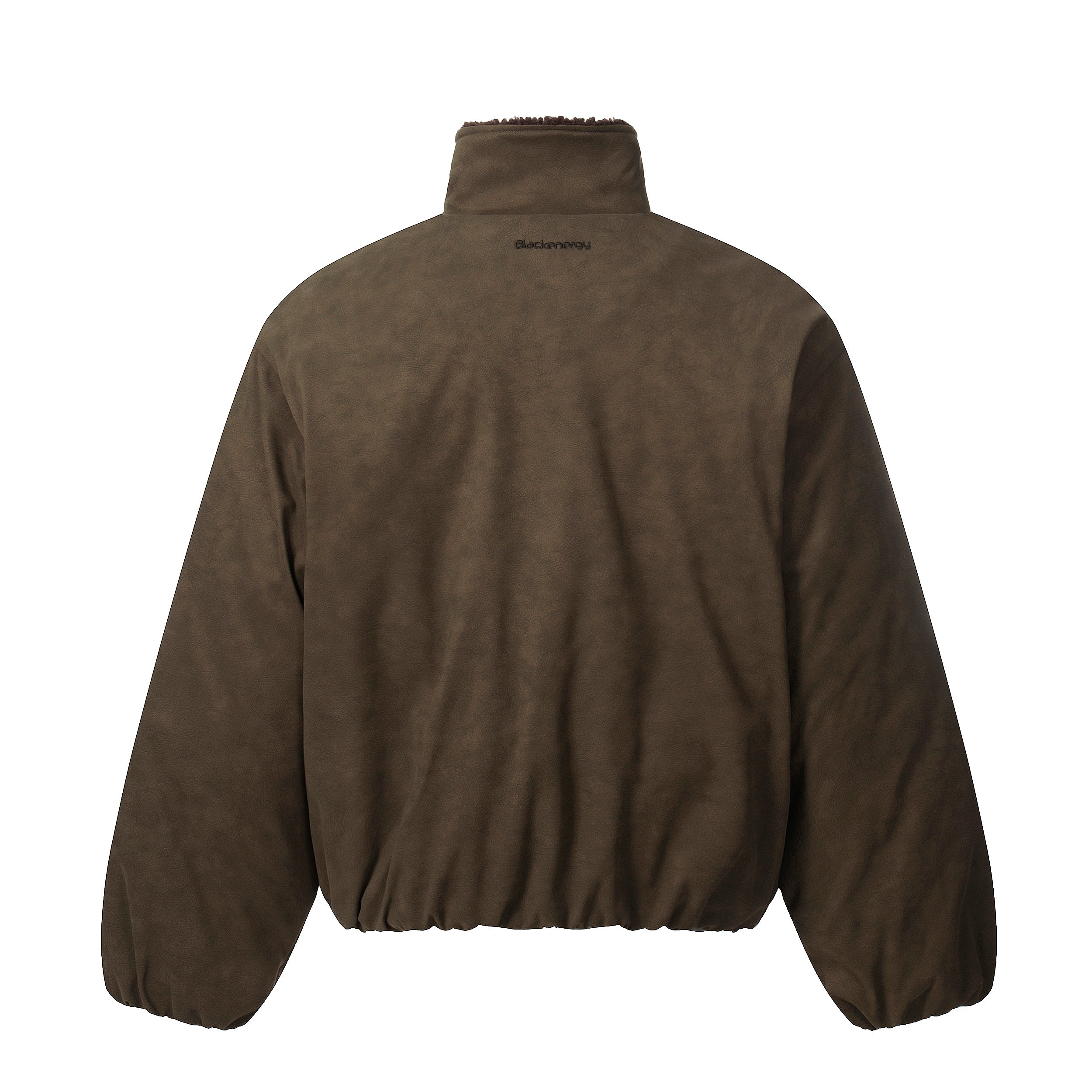 3-6-5.shop Suede-Effect Bomber Jacket