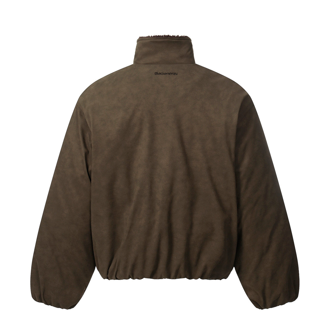 3-6-5.shop Suede-Effect Bomber Jacket