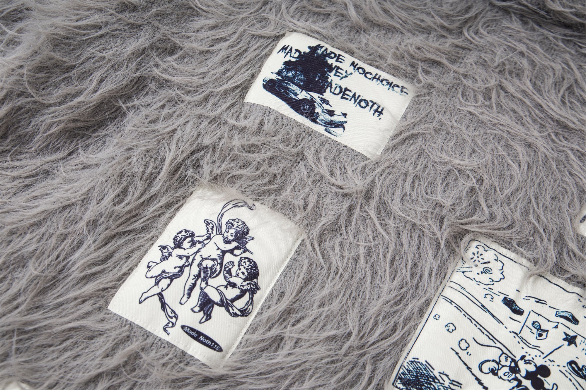 3-6-5.shop Long-Fur Graphic Sweater