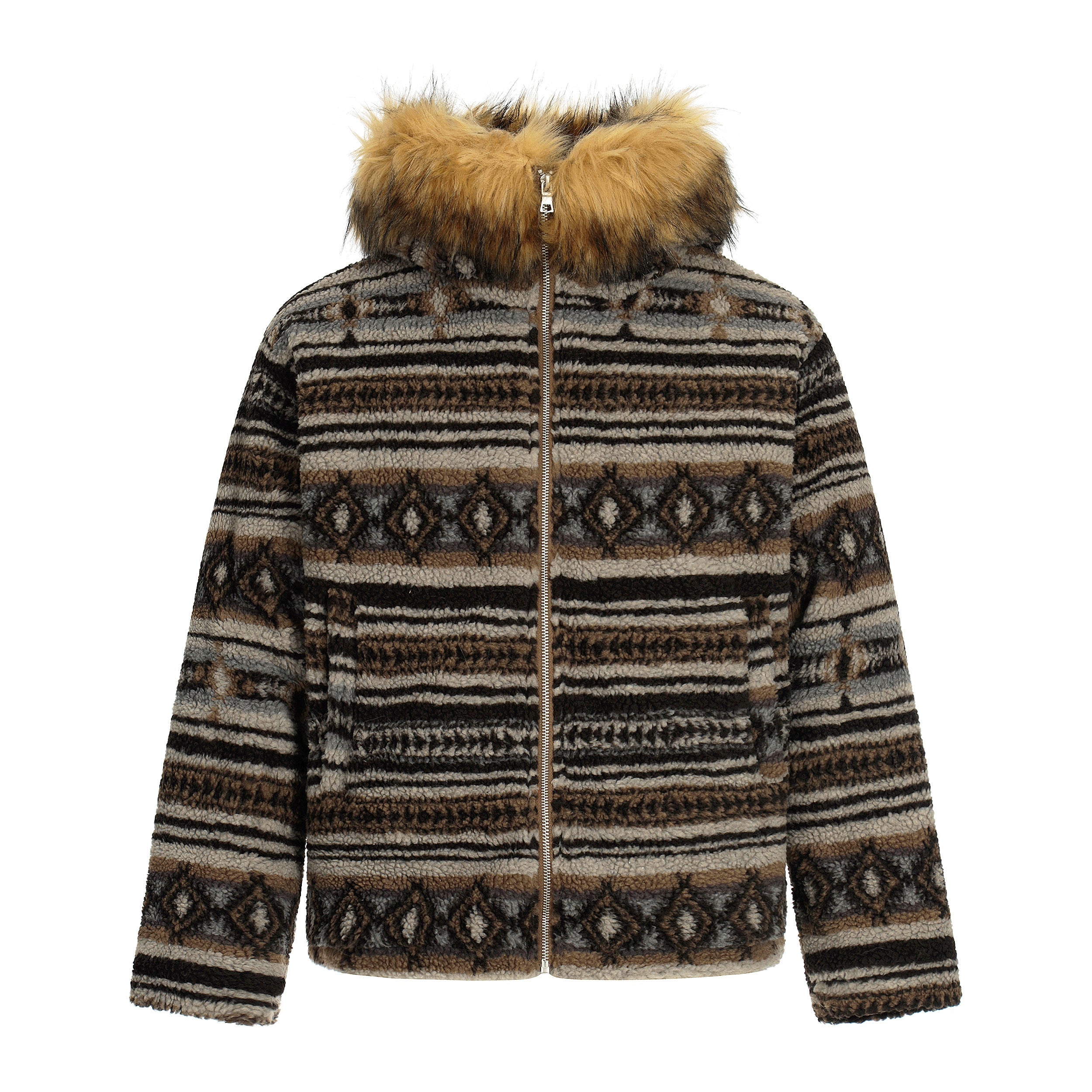 3-6-5.shop Nordic Fur-Trim Performance Zip Jacket