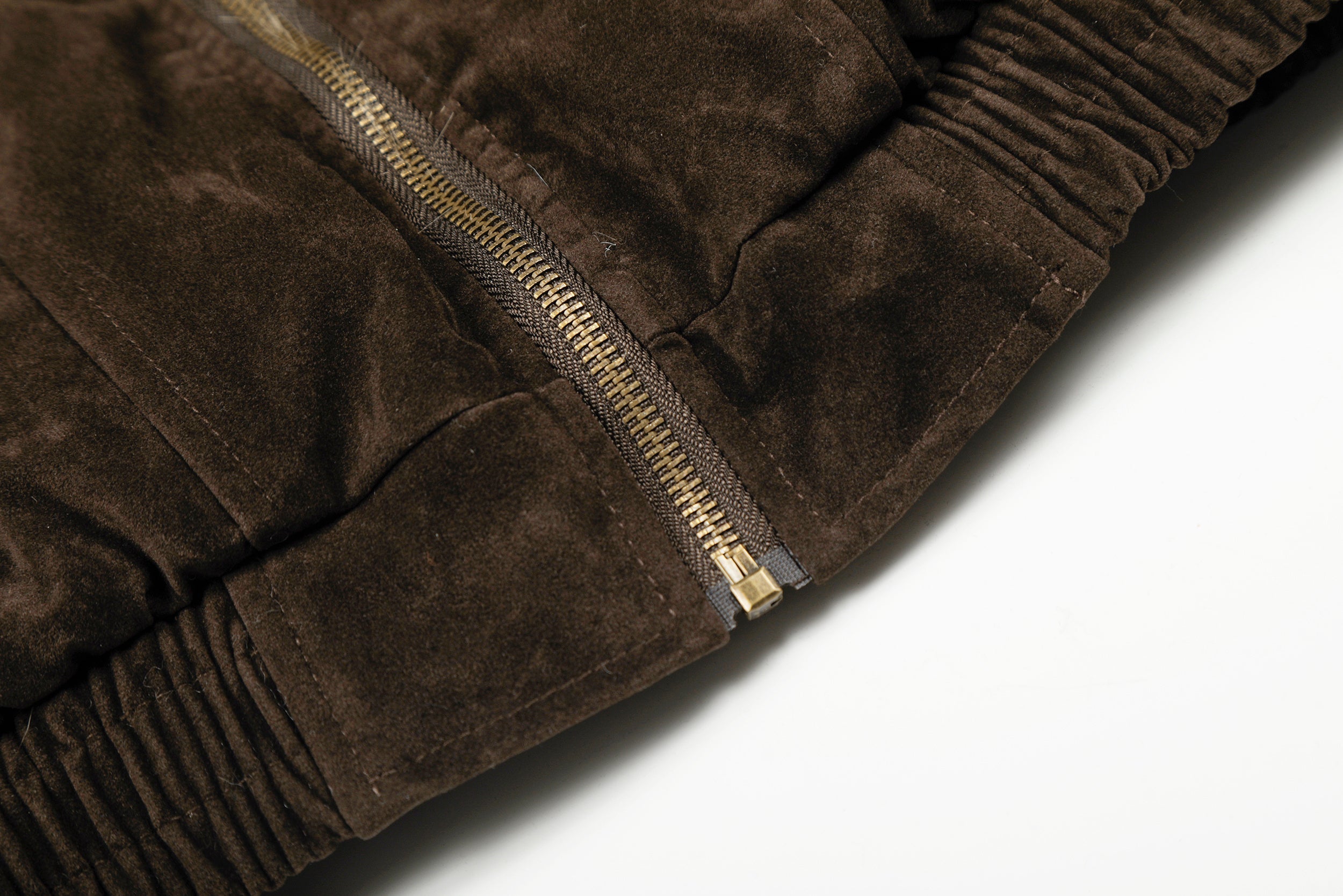 3-6-5.shop Faux Fur Collar Suede-Texture Jacket