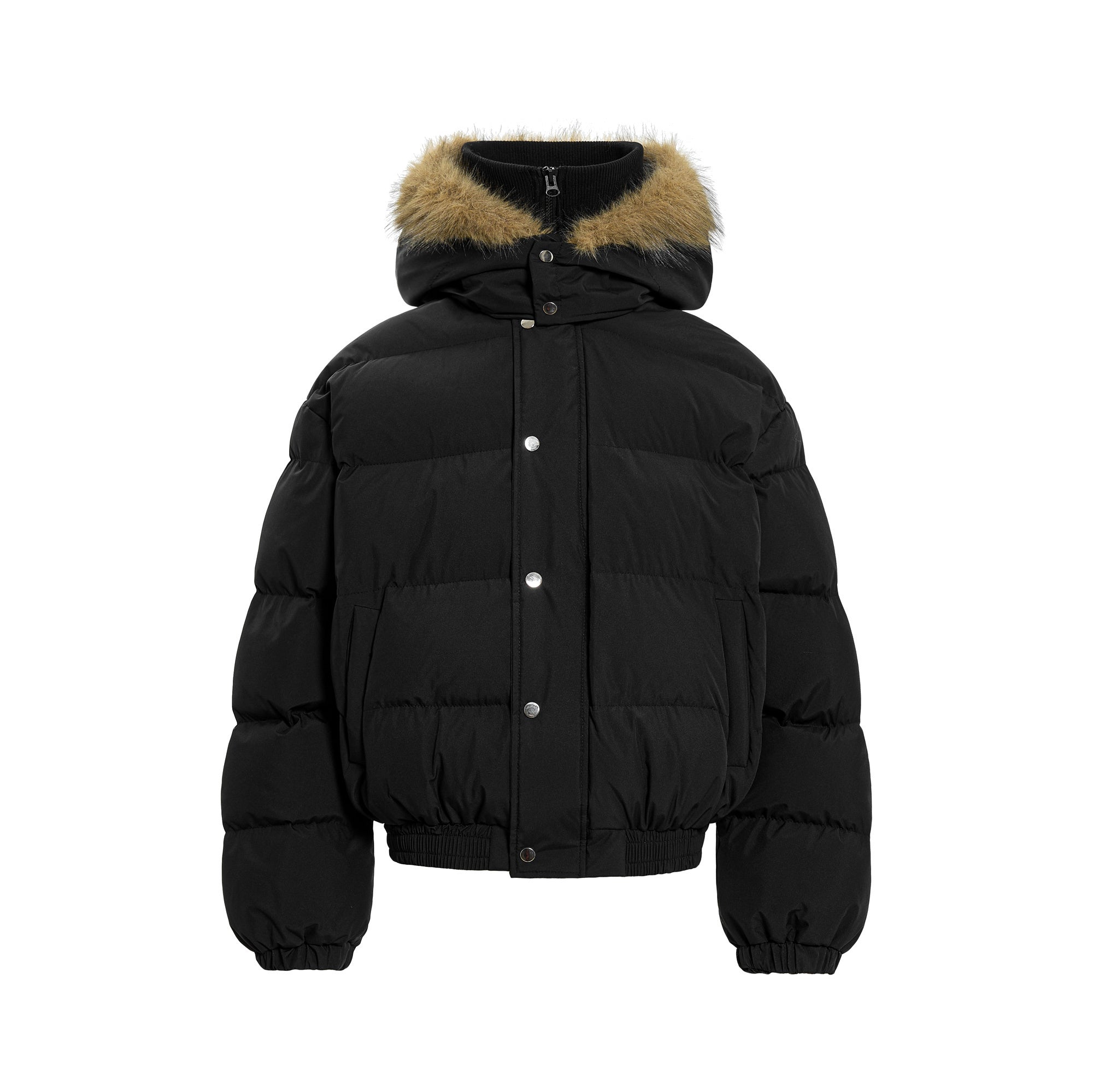 3-6-5.shop Fur-Trim Puffer Jacket