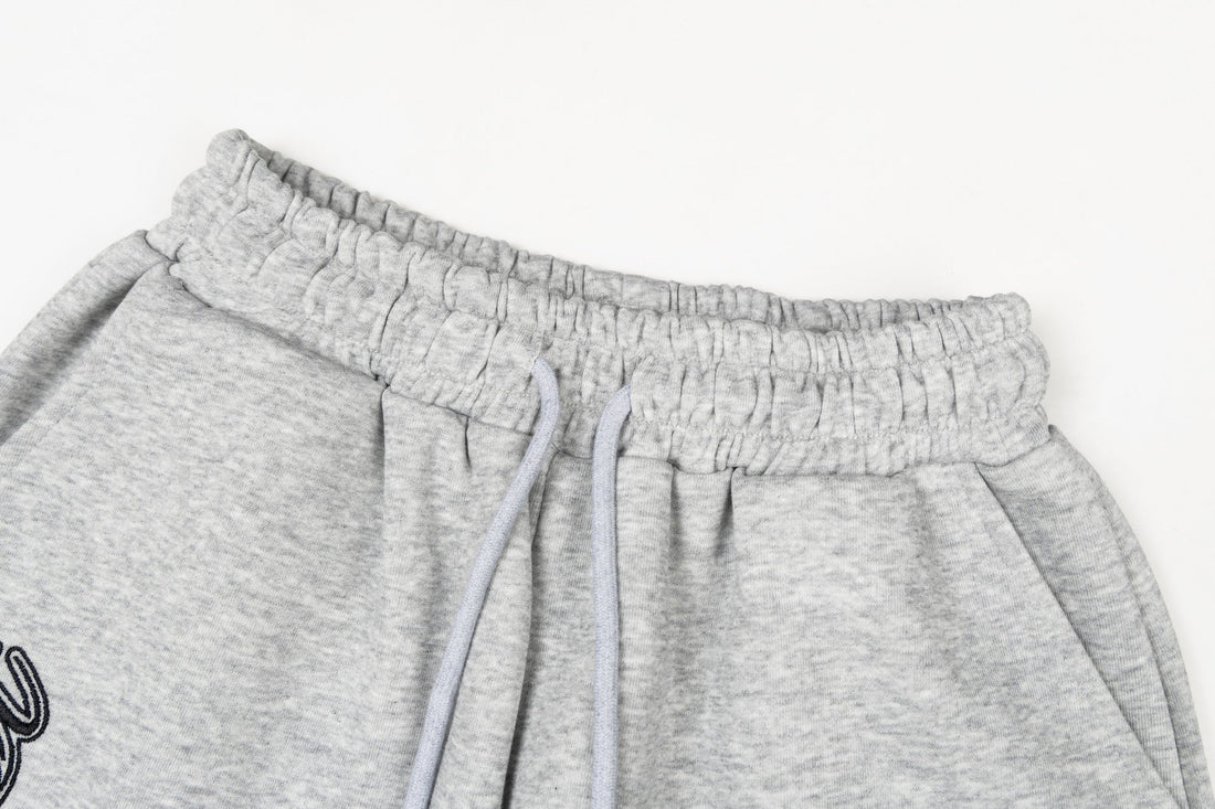 3-6-5.shop Script Logo Wide-Leg Sweatpants