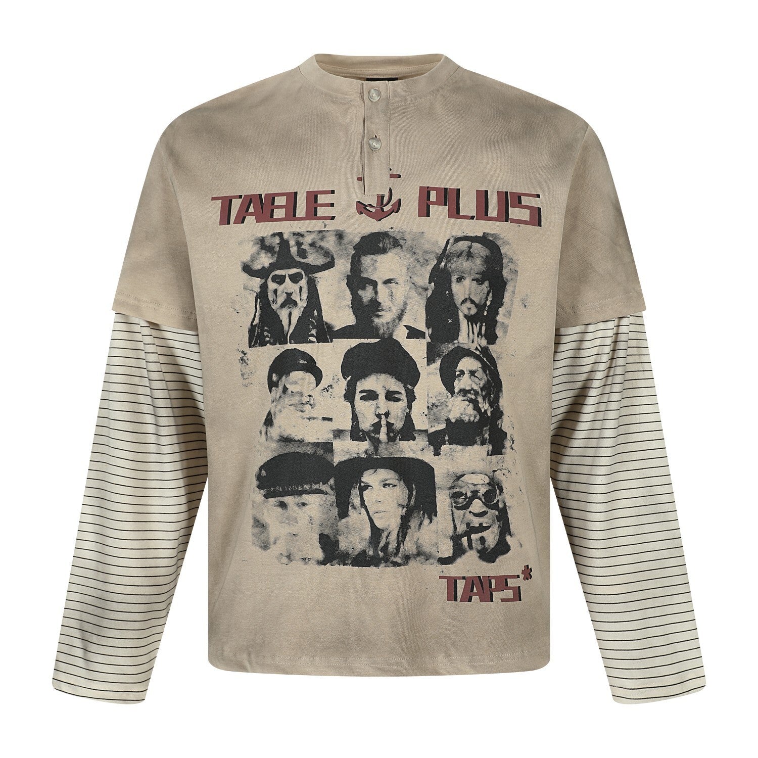 3-6-5.shop Layered Graphic Long-Sleeve T-Shirt