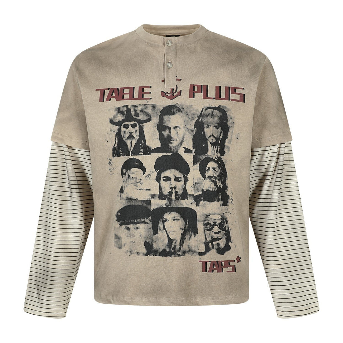3-6-5.shop Layered Graphic Long-Sleeve T-Shirt
