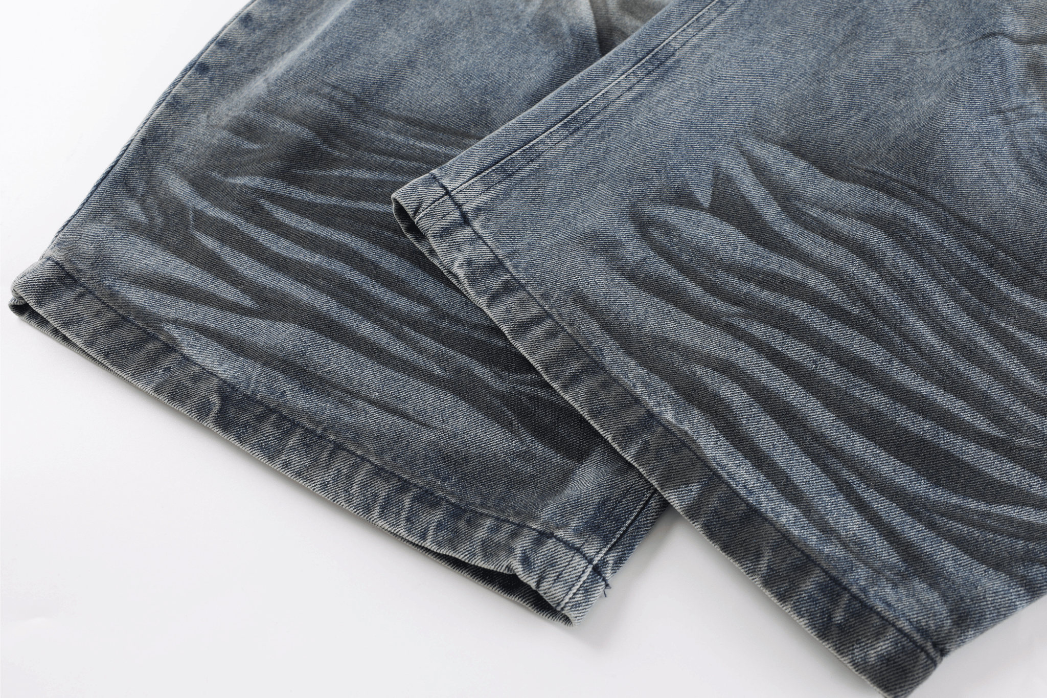 3-6-5.shop Wave-Wash Barrel Jeans