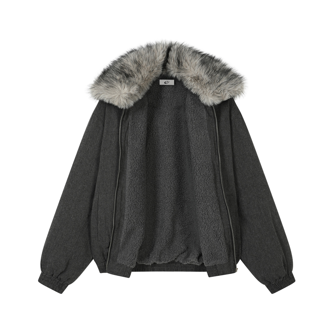 3-6-5.shop Faux Fur-Lined Winter Jacket