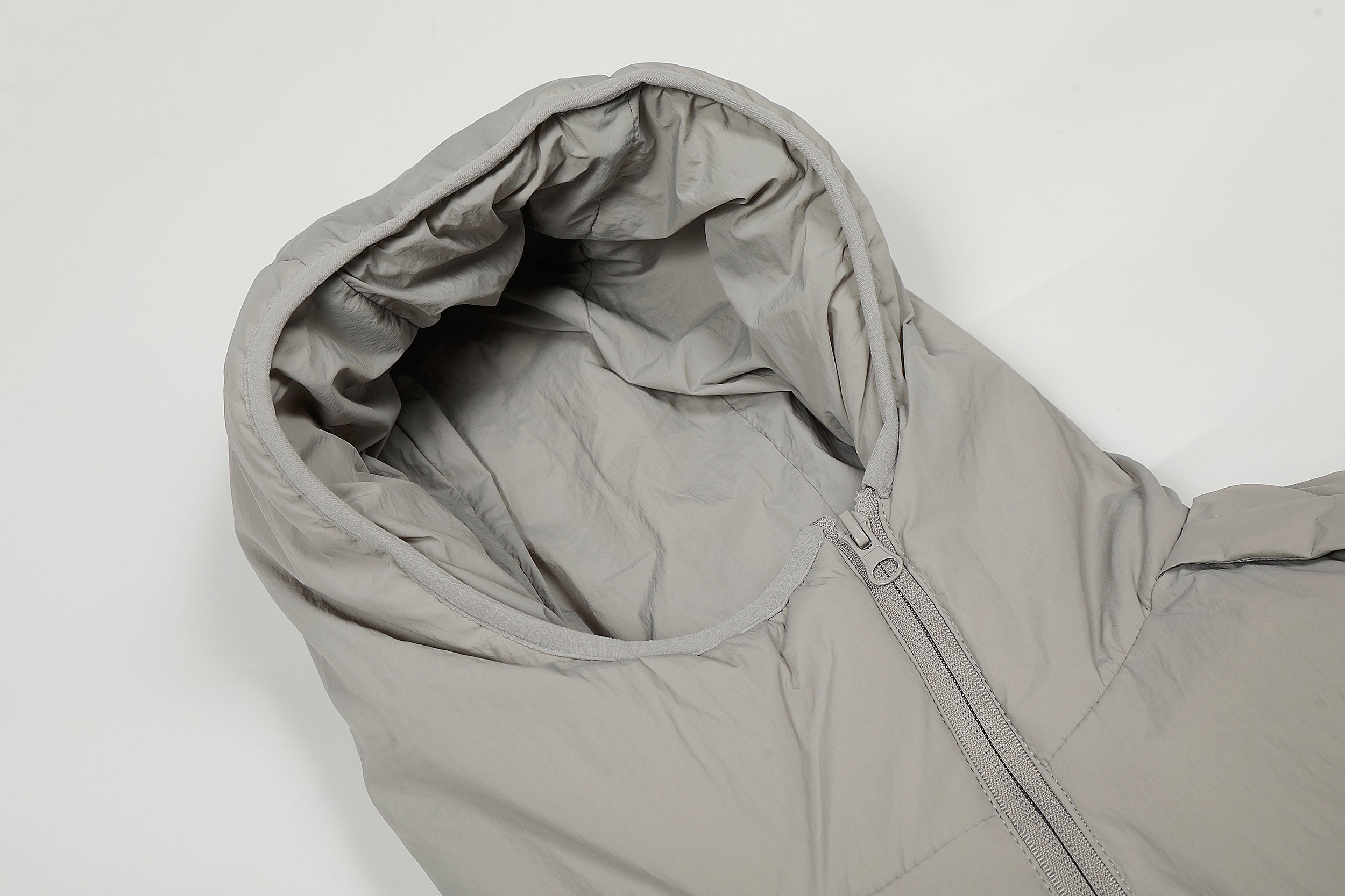 3-6-5.shop Asymmetric Zipper Puffer Jacket