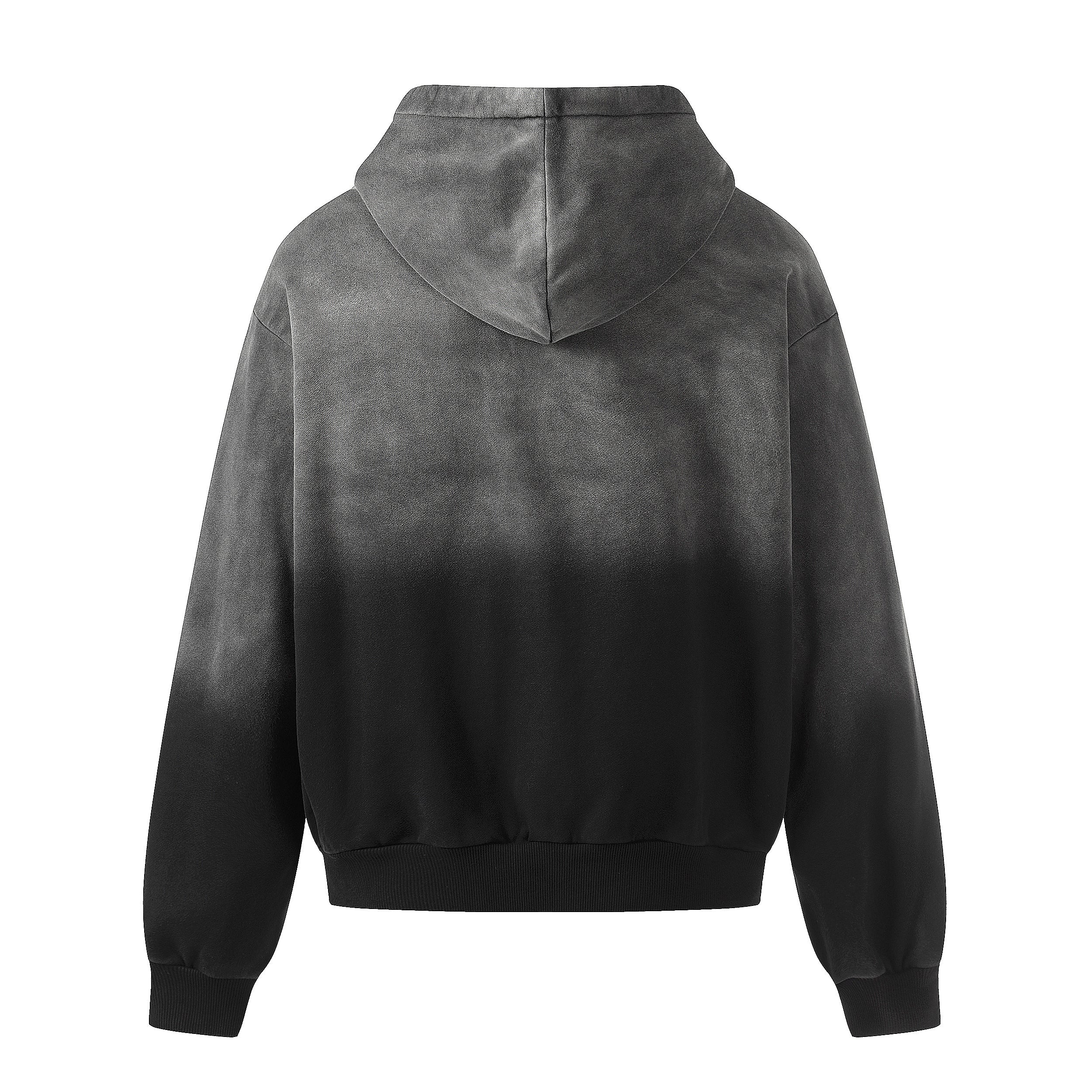 3-6-5.shop Gradient Graphic Zip-Up Hoodie
