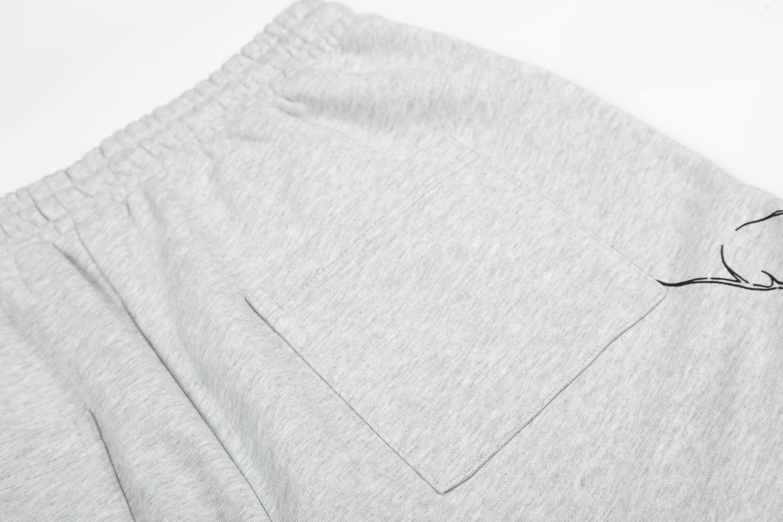 3-6-5.shop Gothic Line Graphic Wide-Leg Sweatpants