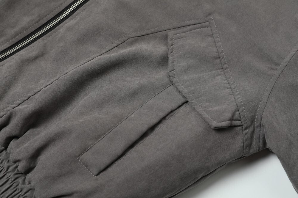 3-6-5.shop Vintage Contrast-Collar Cotton Jacket