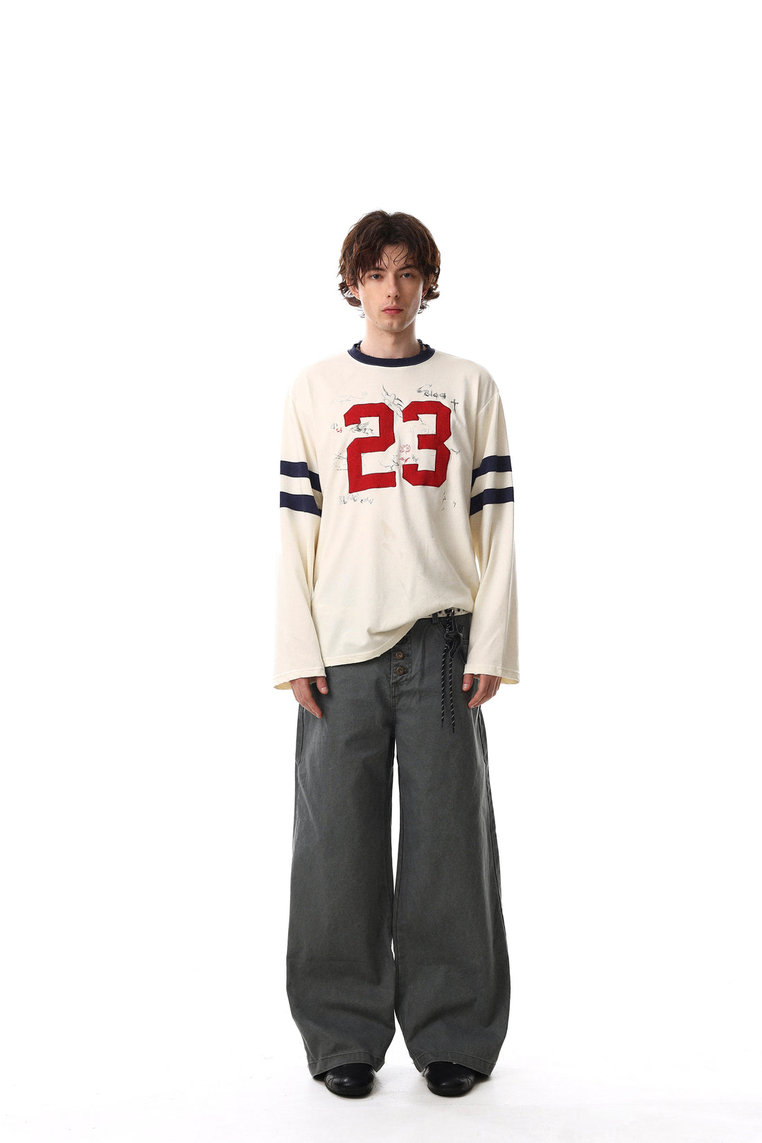 3-6-5.shop Vintage Graphic Long Sleeve Tee