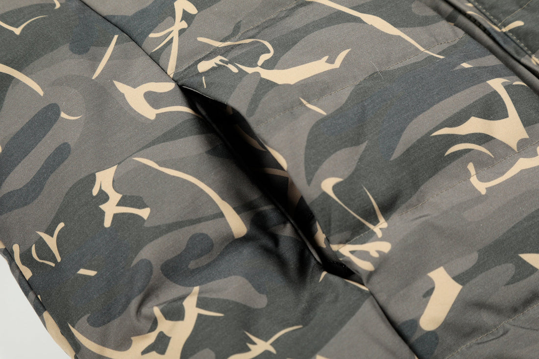 3-6-5.shop Camo Down Puffer Jacket