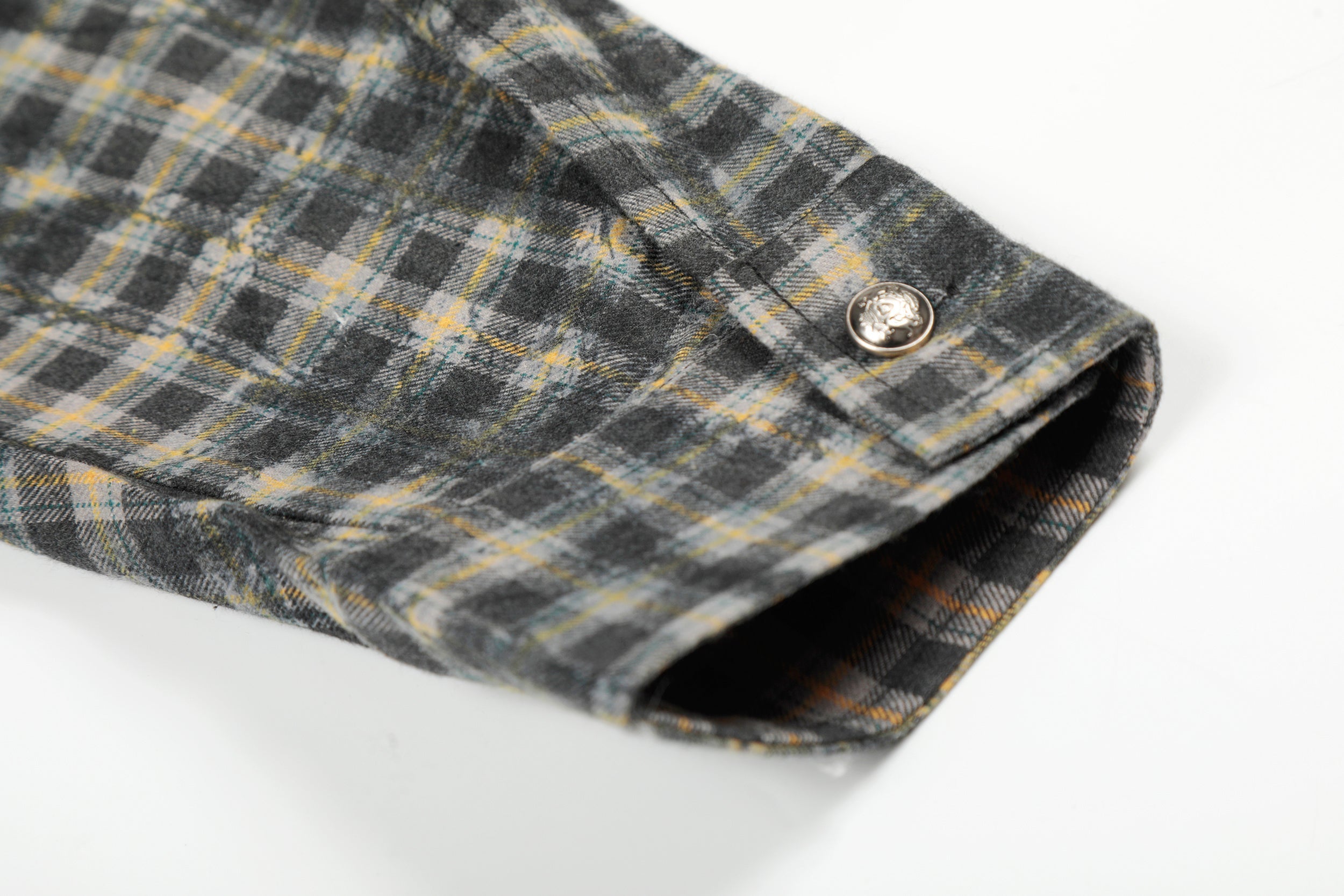 3-6-5.shop Vintage Plaid Button-Up Jacket