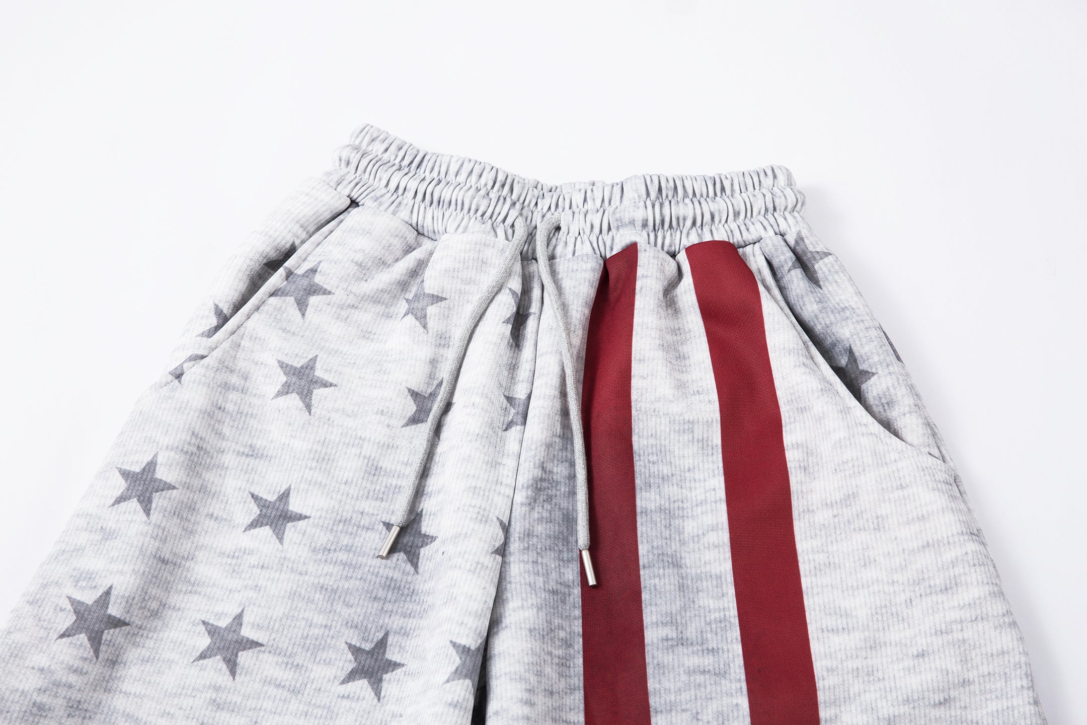 3-6-5.shop Star Stripe Wide-Leg Sweatpants
