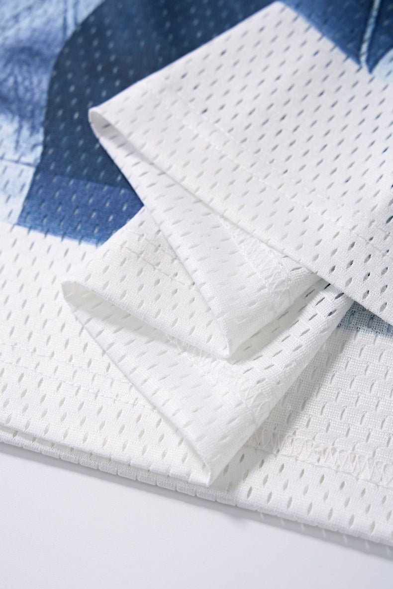 3-6-5.shop Run Graphic Mesh Jersey