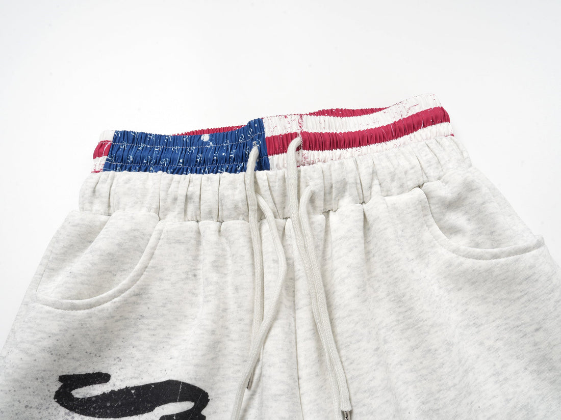 3-6-5.shop USA Flag Print Street Sweatpants