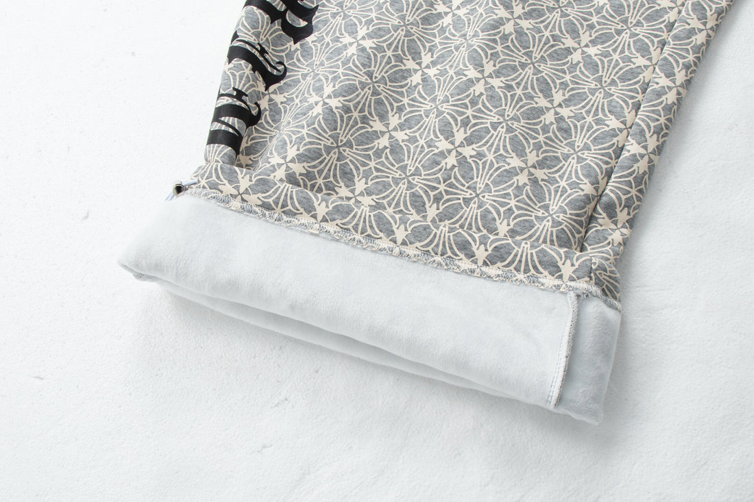 3-6-5.shop All-Over Pattern Graphic Wide-Leg Pants