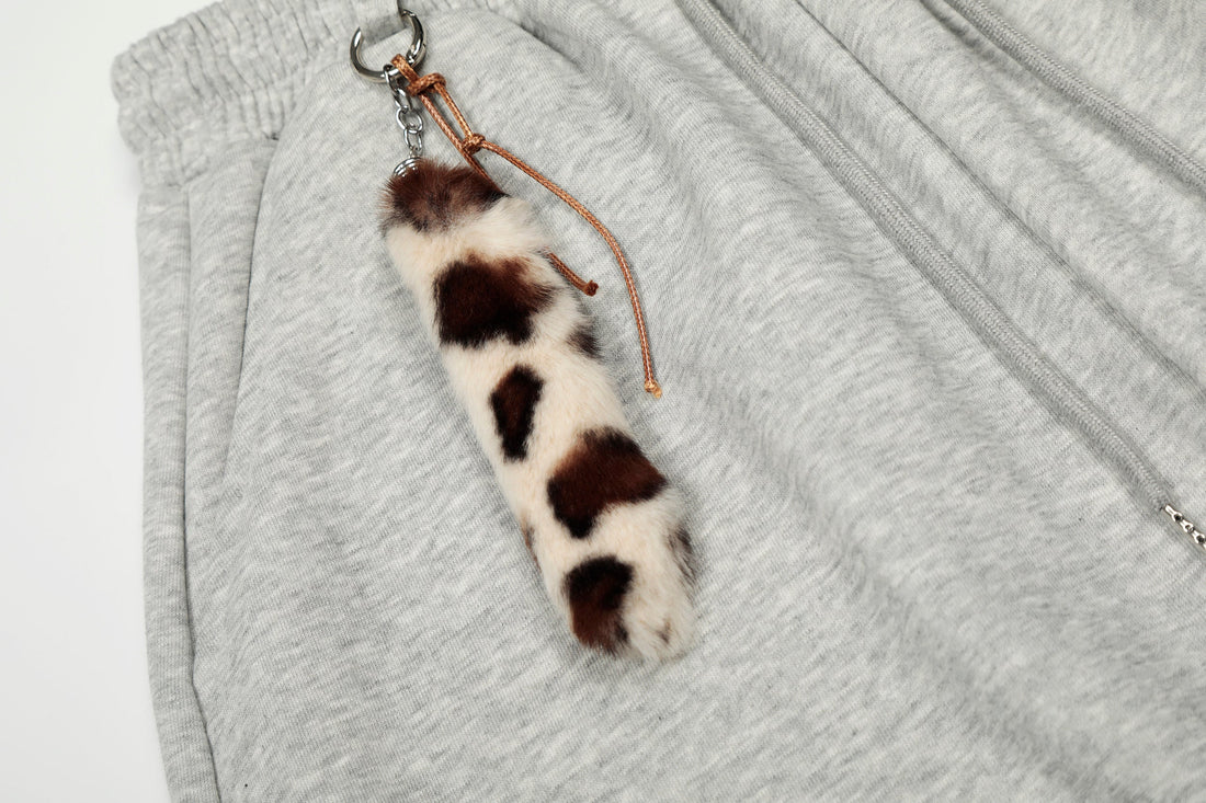 3-6-5.shop Leopard Stripe Loose Sweatpants