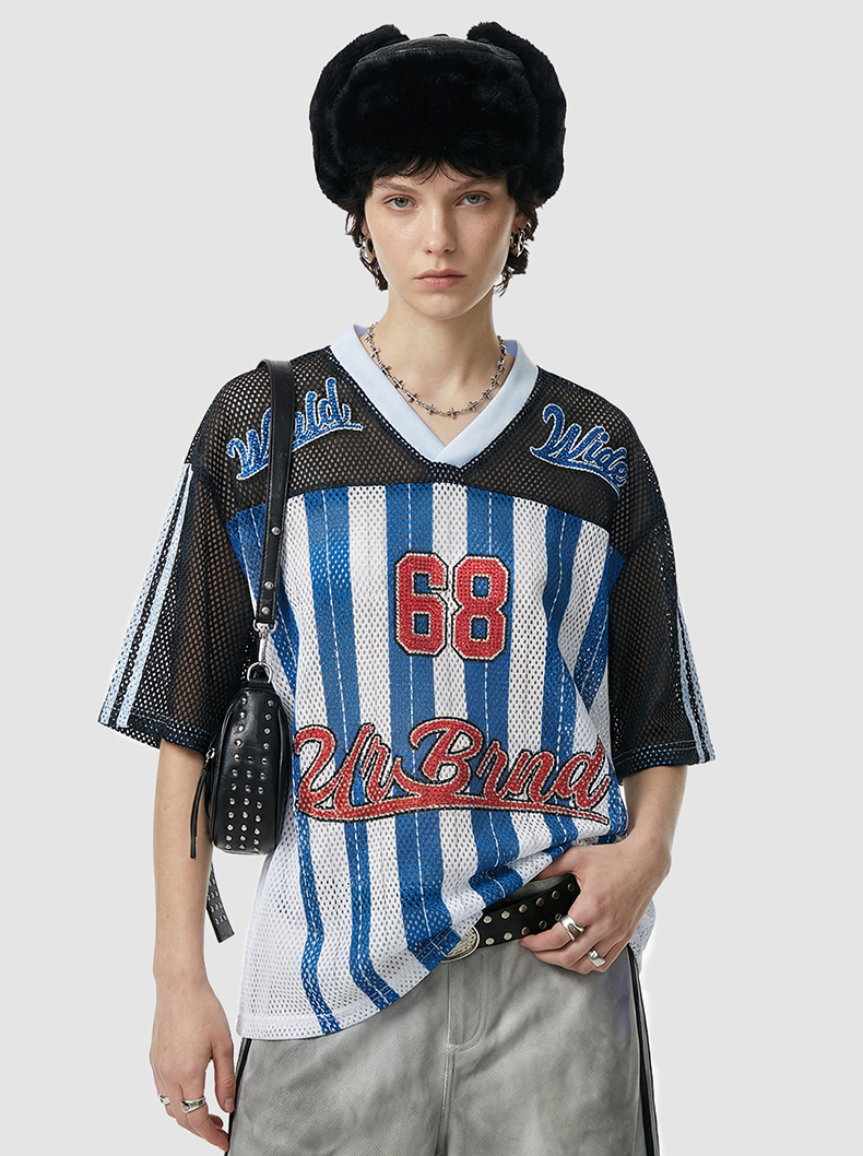 3-6-5.shop  “Athletics 68” Mesh Jersey T-Shirt