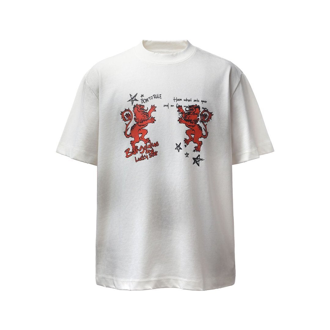 3-6-5.shop Vintage Crest Graphic T-Shirt