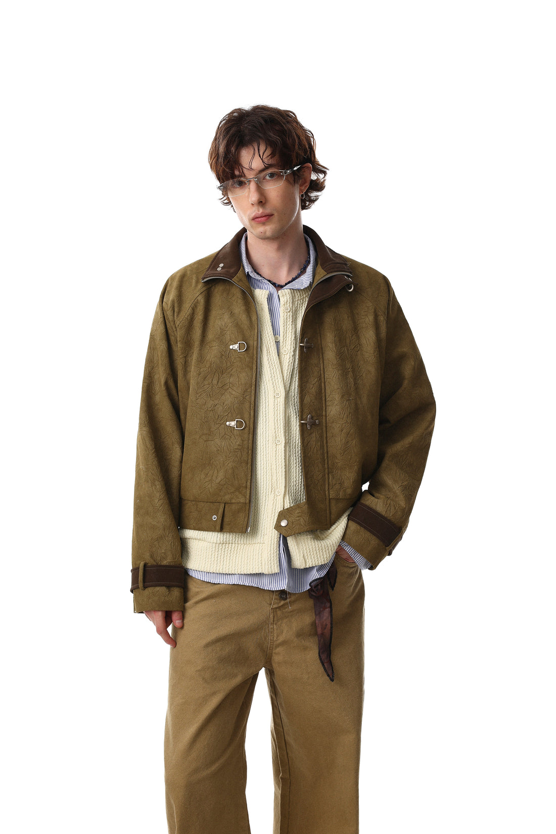 3-6-5.shop Textured Utility Jacket