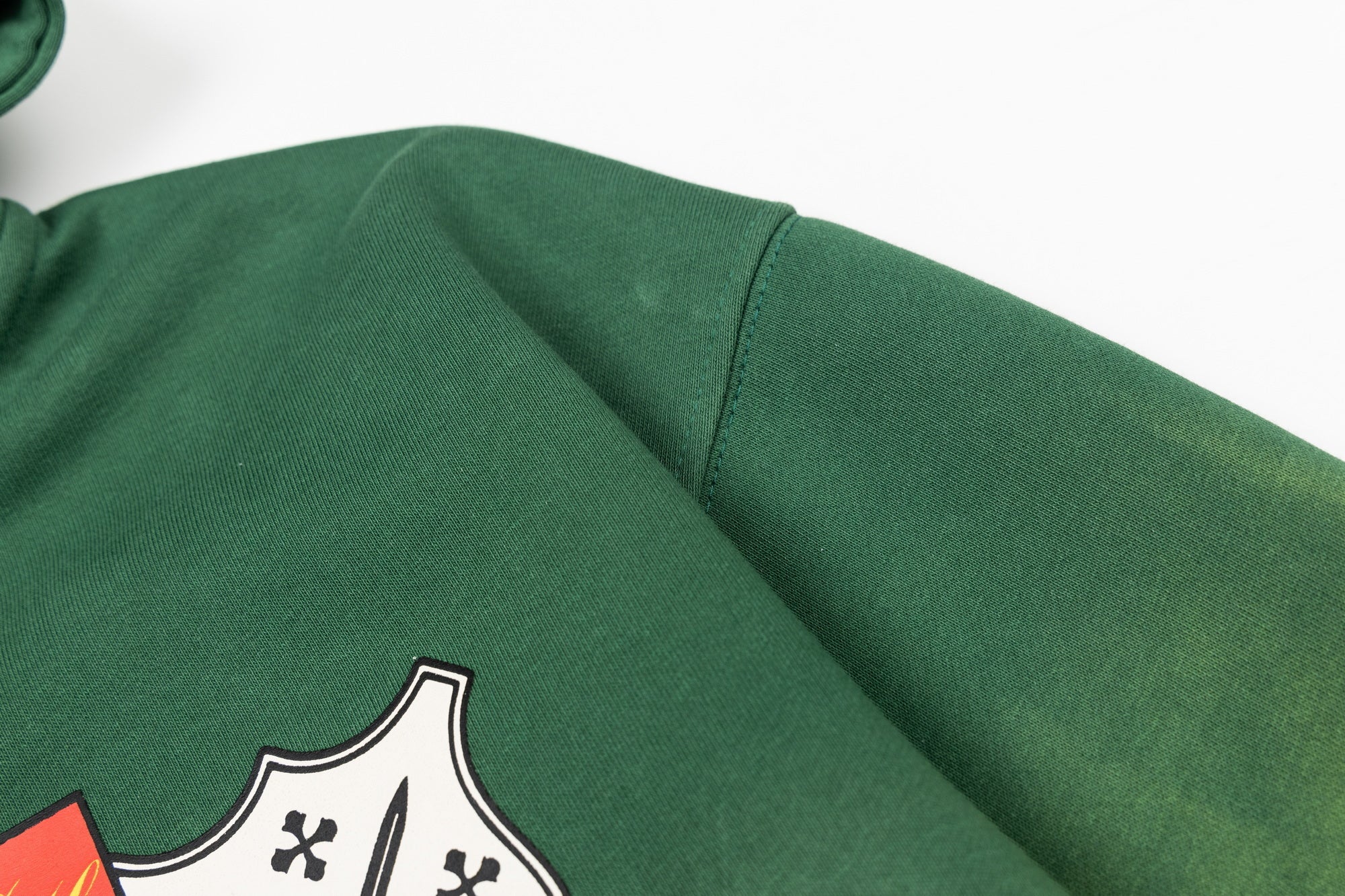 3-6-5.shop Crest Patch Zip-Up Hoodie