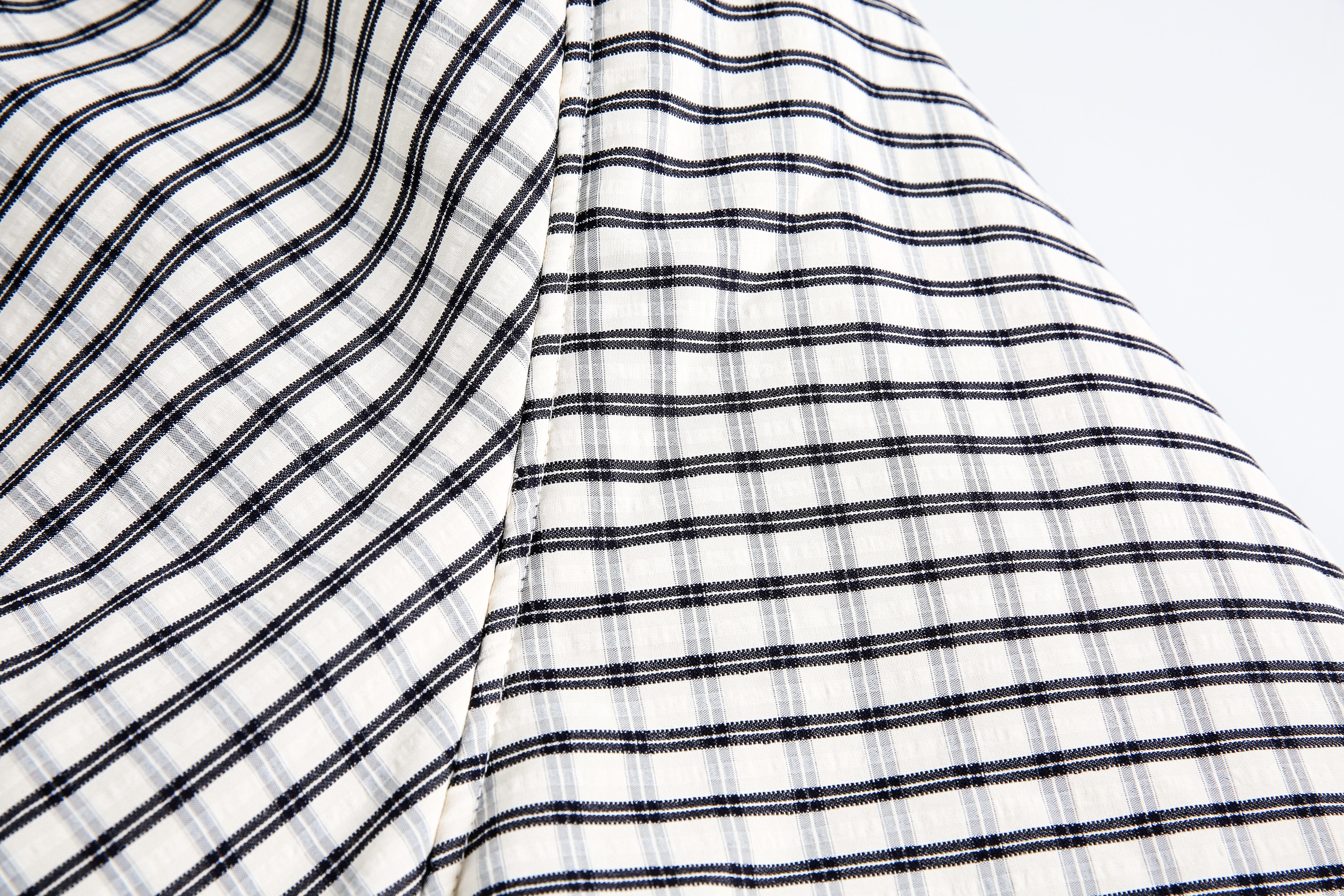 3-6-5.shop Checkered Faux-Fur Lined Jacket