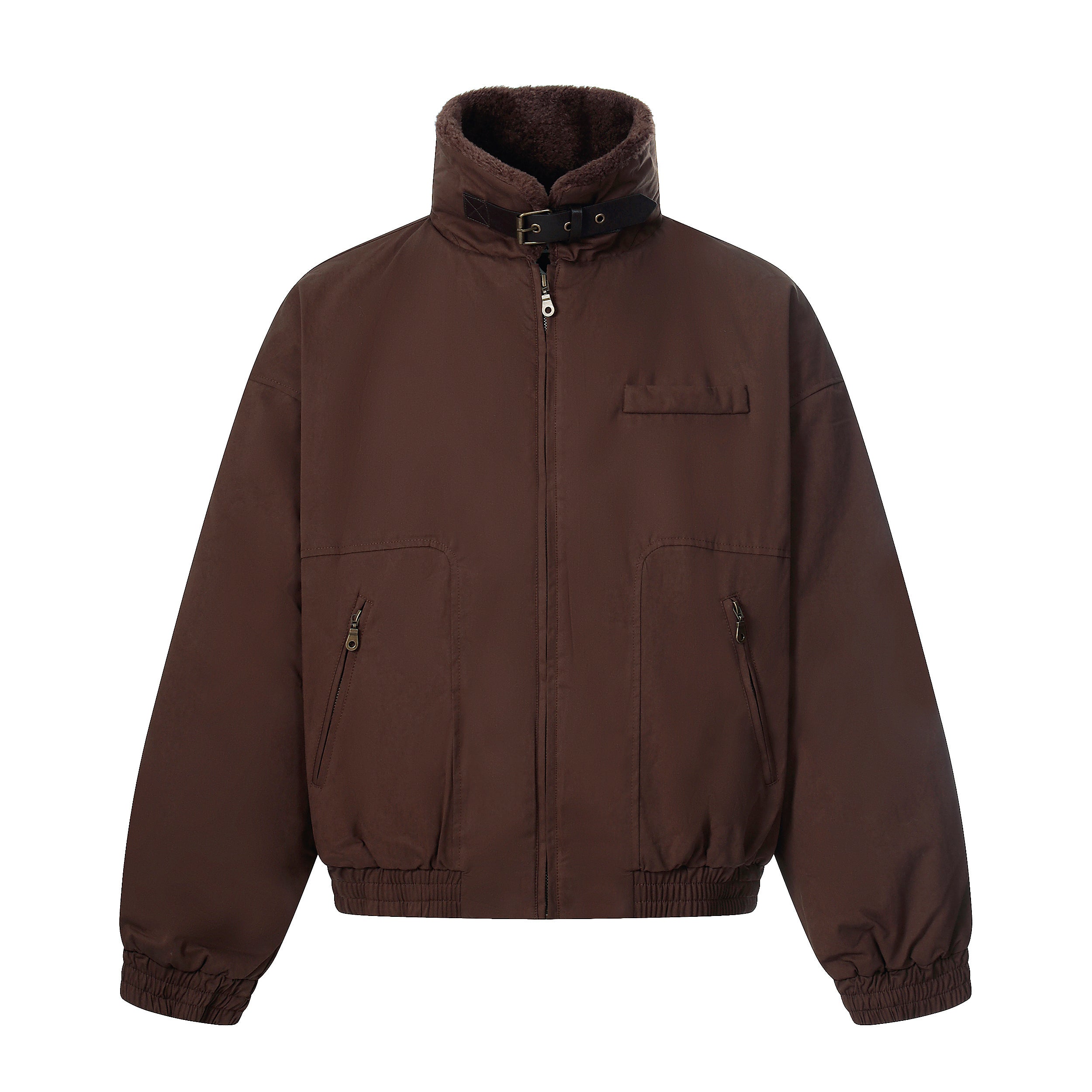 3-6-5.shop Cotton Stand-Collar Bomber Jacket