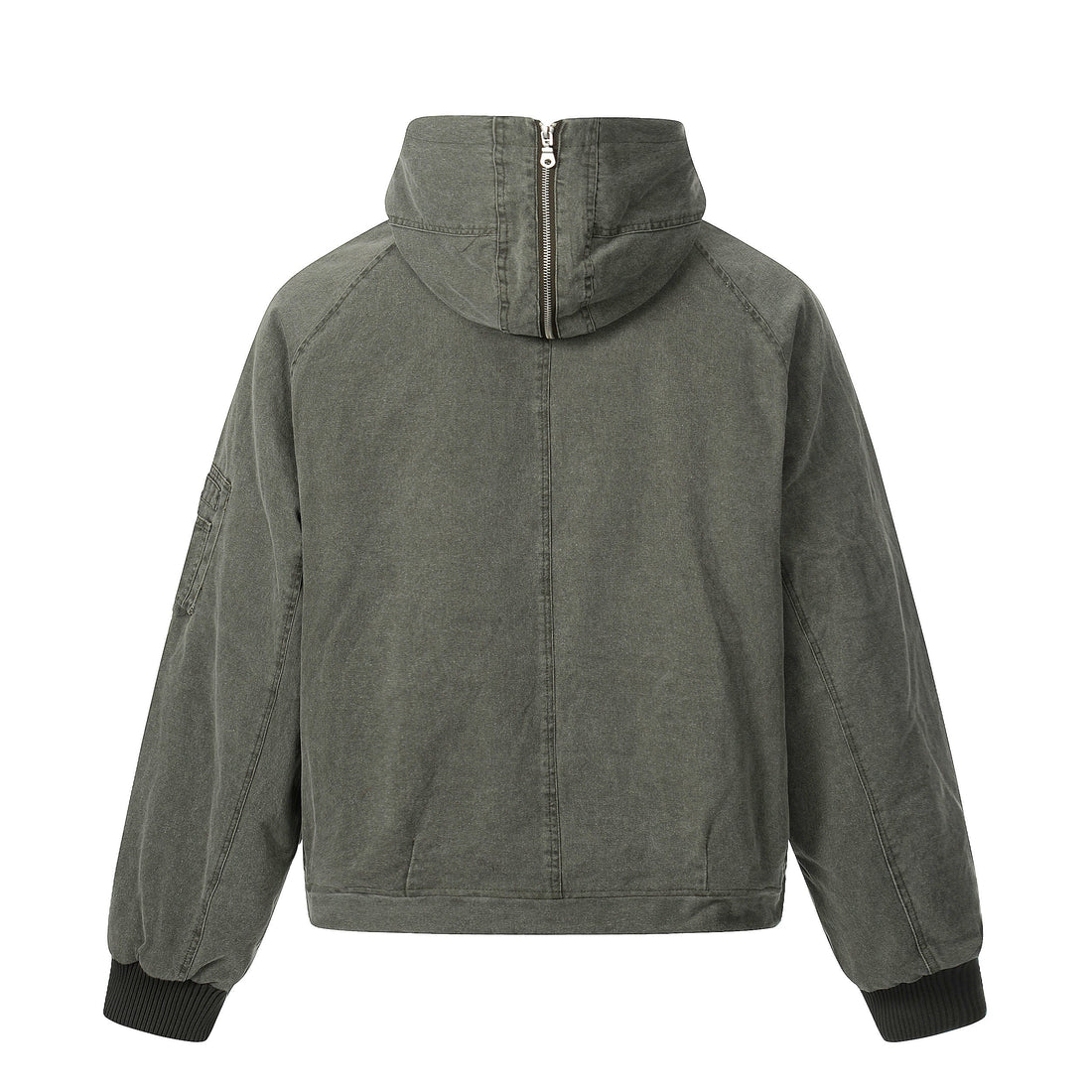 3-6-5.shop Washed Utility Hooded Jacket