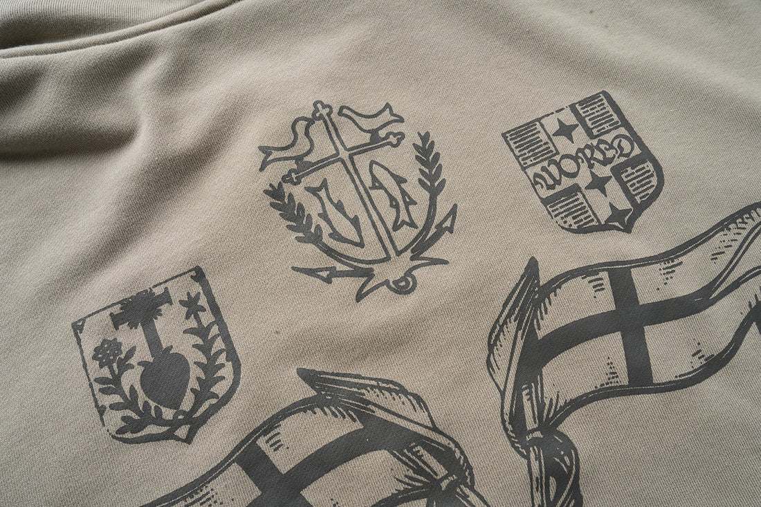 3-6-5.shop Graphic Zip-Up Hoodie