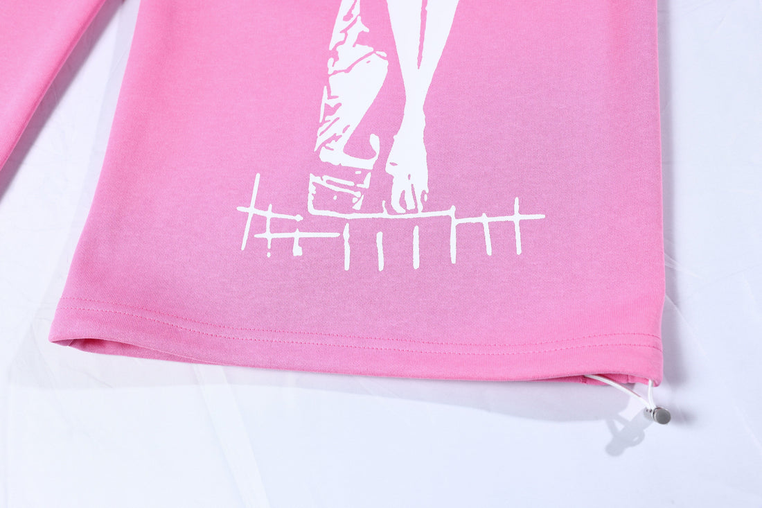 3-6-5.shop Graphic Wide-Leg Sweatpants