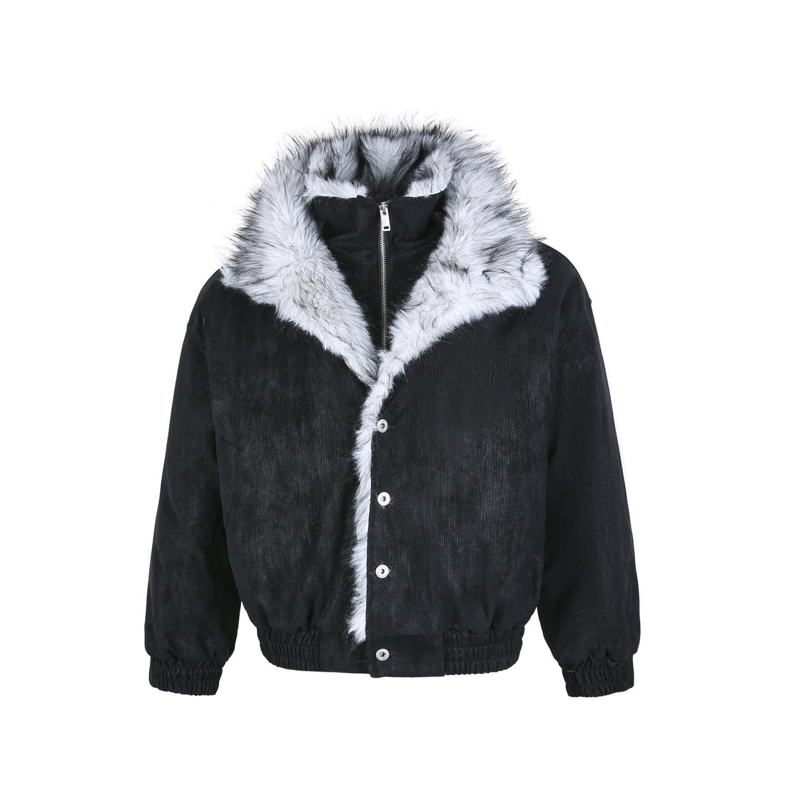 3-6-5.shop Fur-Lined Corduroy Jacket