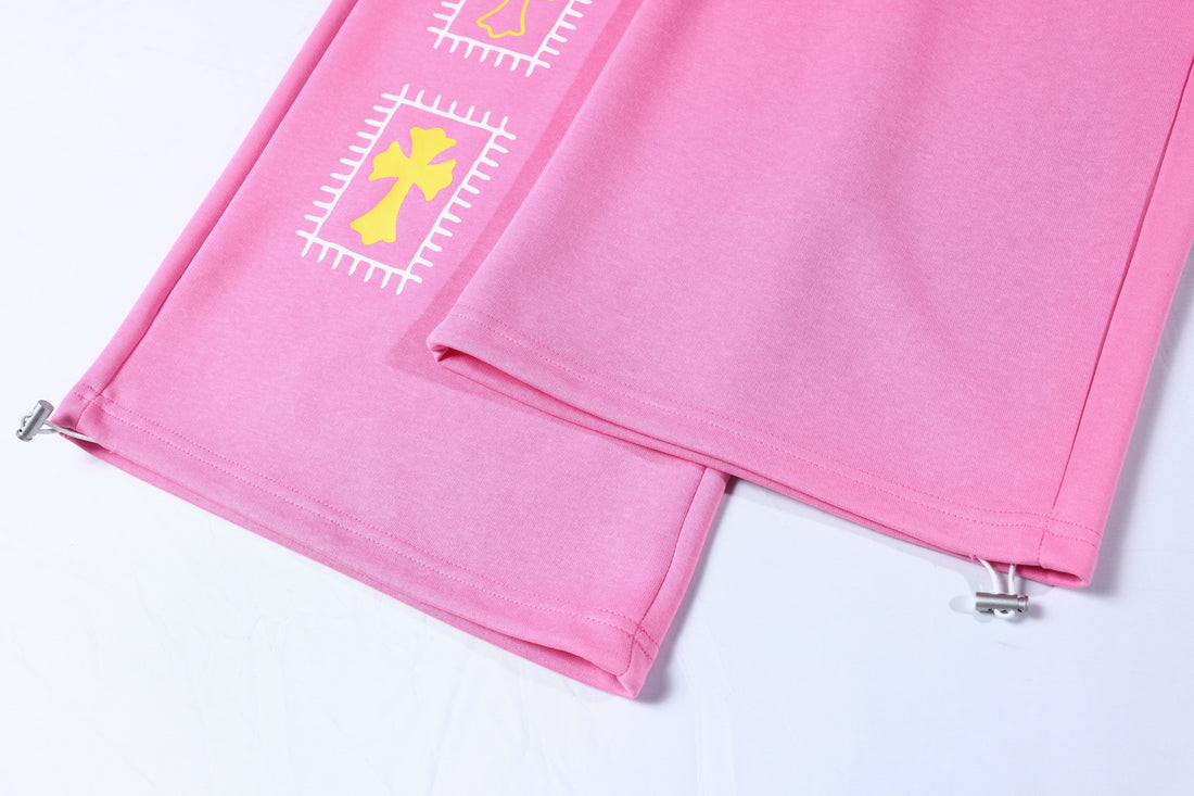 3-6-5.shop Graphic Wide-Leg Sweatpants