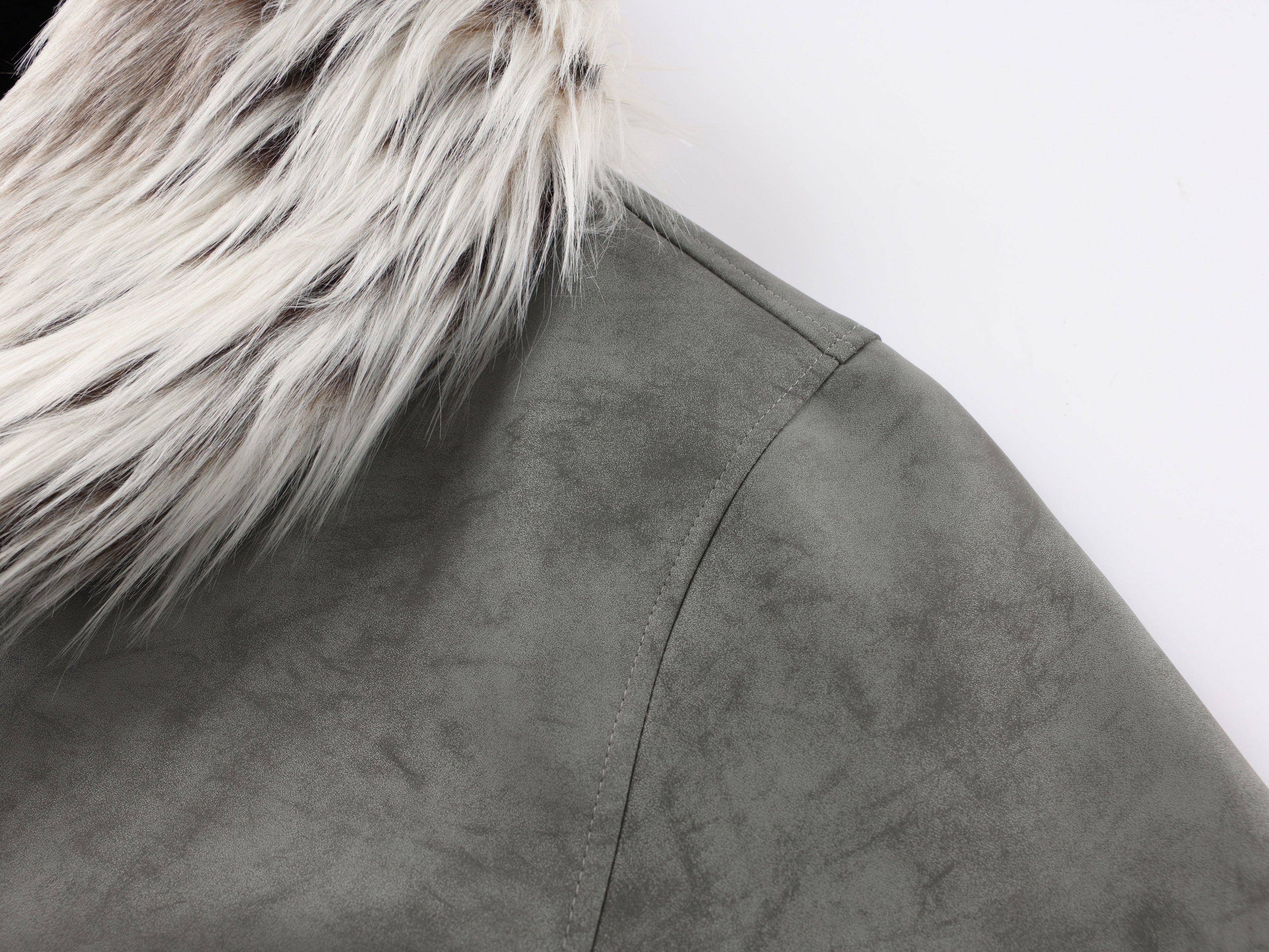 3-6-5.shop Faux-Fur Collar Winter Jacket