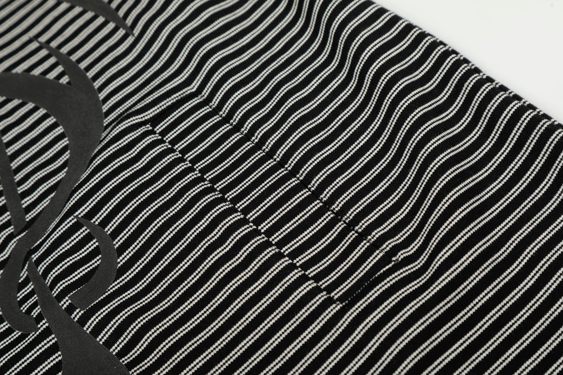 3-6-5.shop Striped Graphic Zip Hoodie