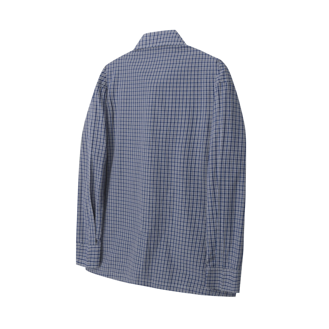 3-6-5.shop Patchwork Graphic Plaid Shirt