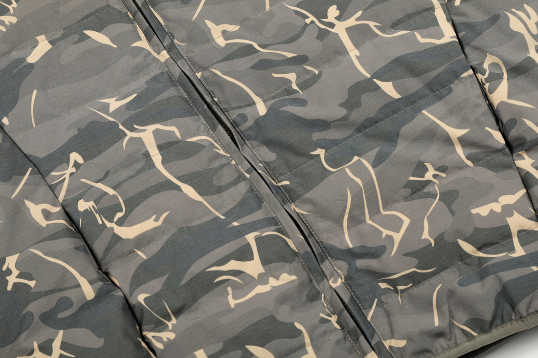 3-6-5.shop Camo Down Puffer Jacket