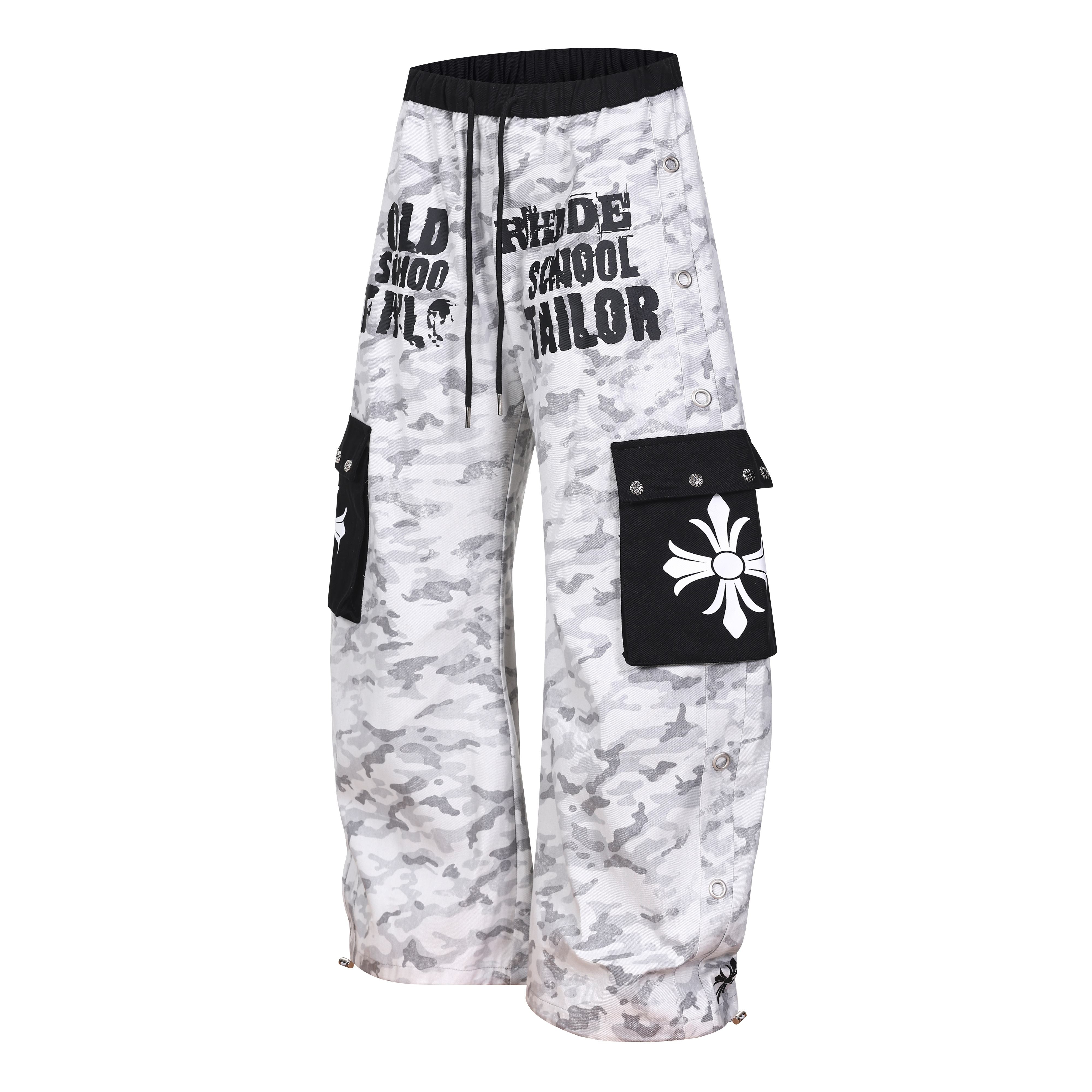 3-6-5.shop Camo Graphic Cargo Pants