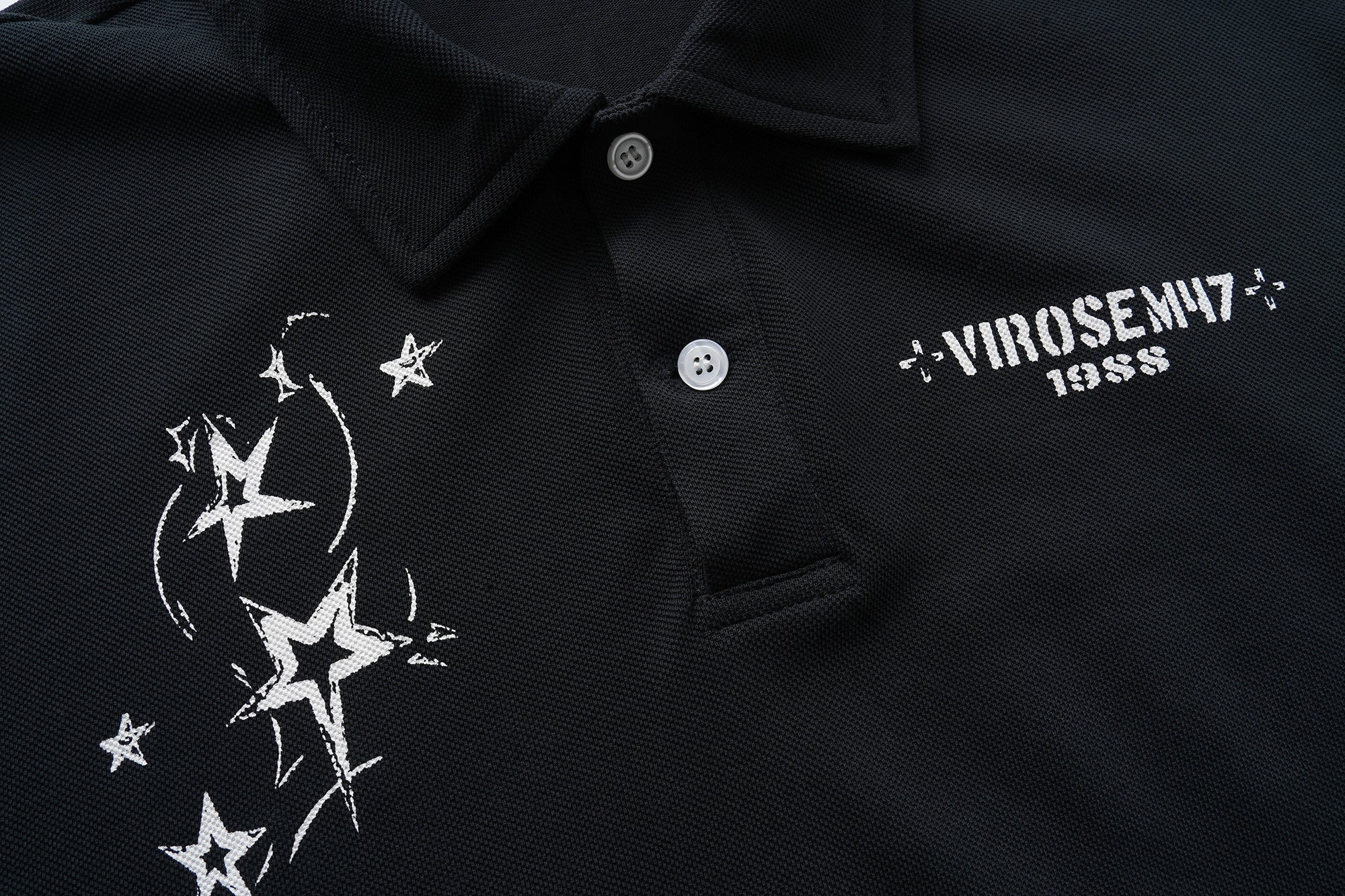 3-6-5.shop Layered Star Polo Tee
