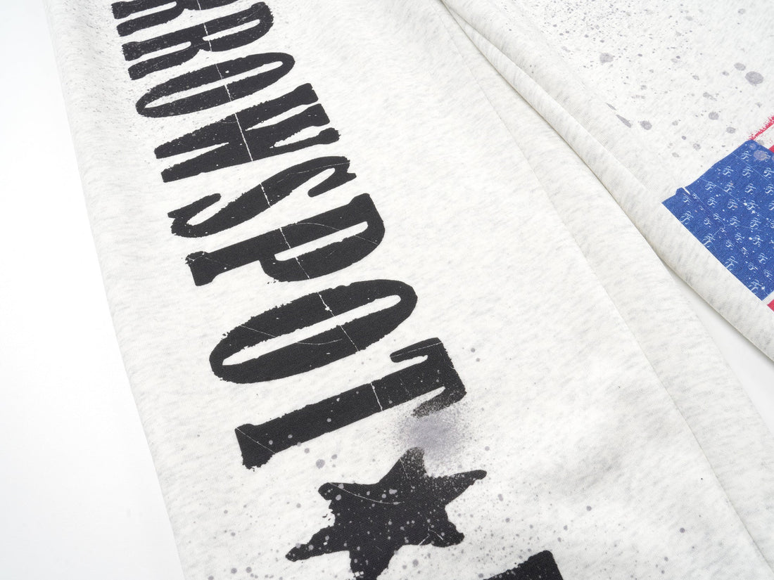 3-6-5.shop USA Flag Print Street Sweatpants