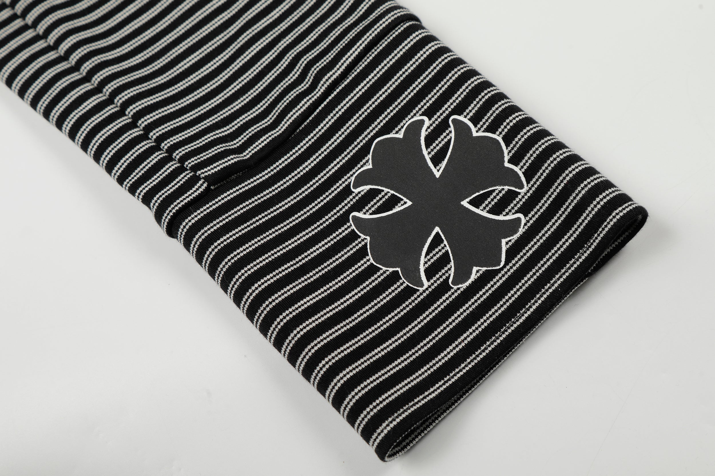 3-6-5.shop Striped Graphic Zip Hoodie