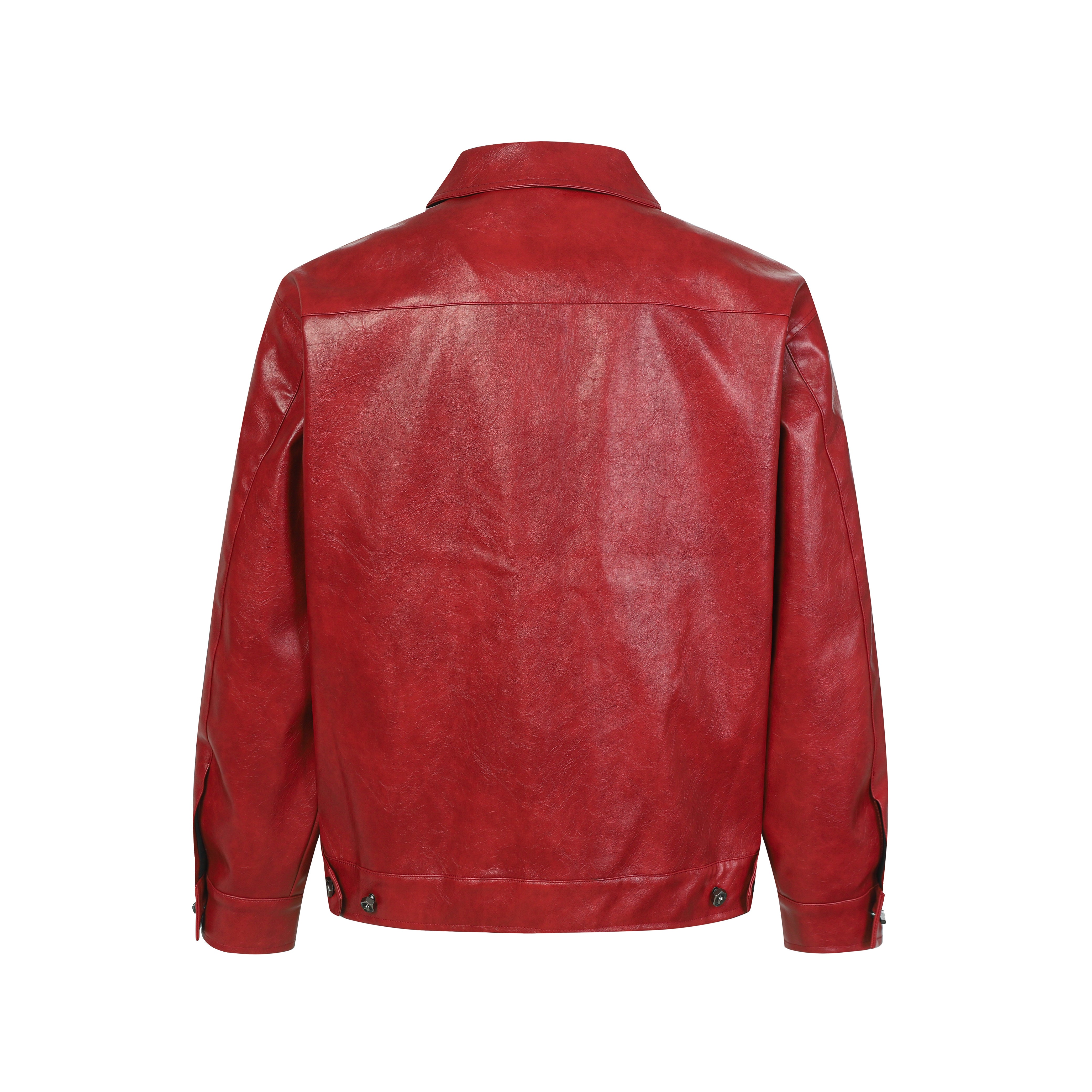 3-6-5.shop Web Embossed PU Jacket