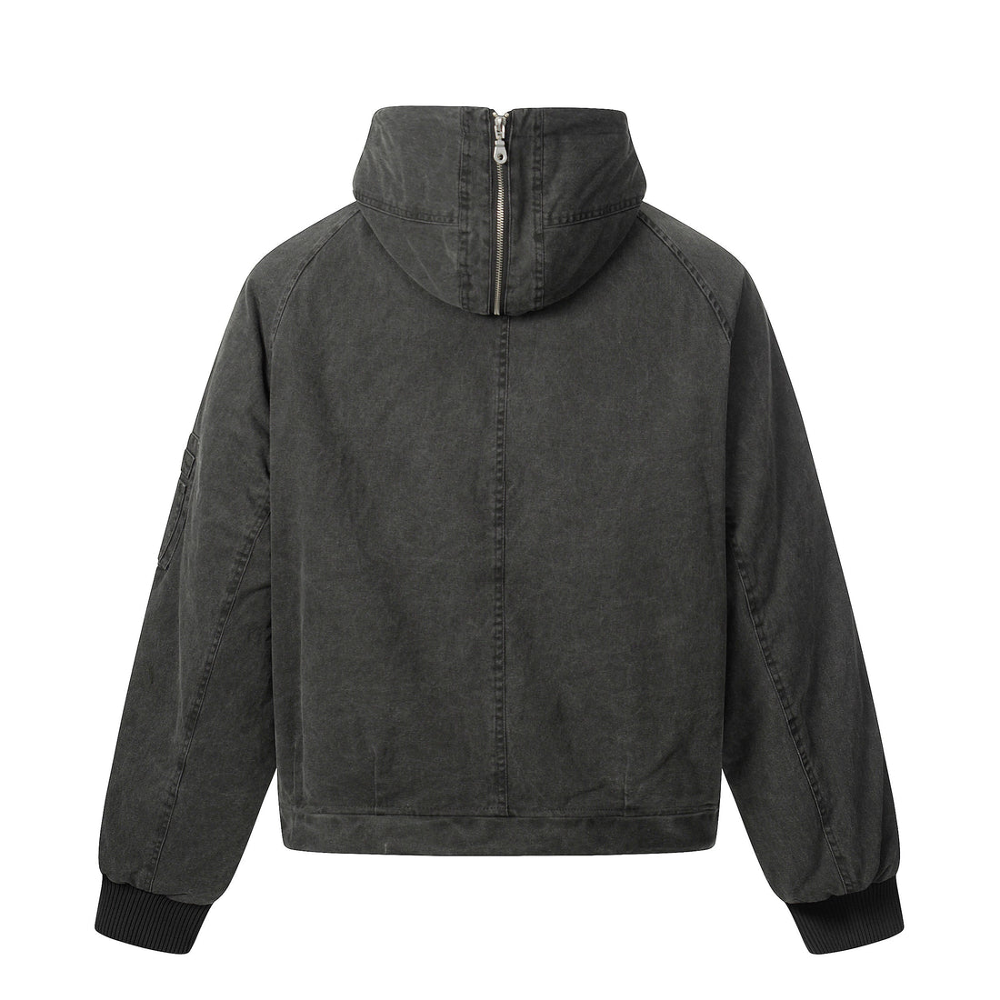 3-6-5.shop Washed Utility Hooded Jacket
