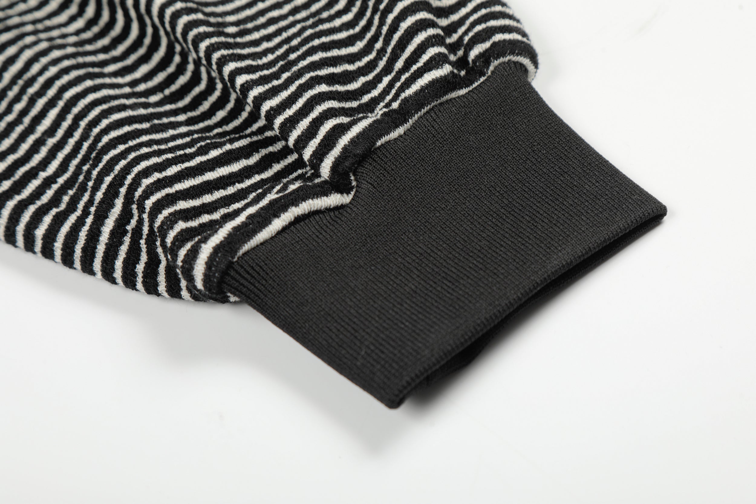 3-6-5.shop Striped Zip Hoodie