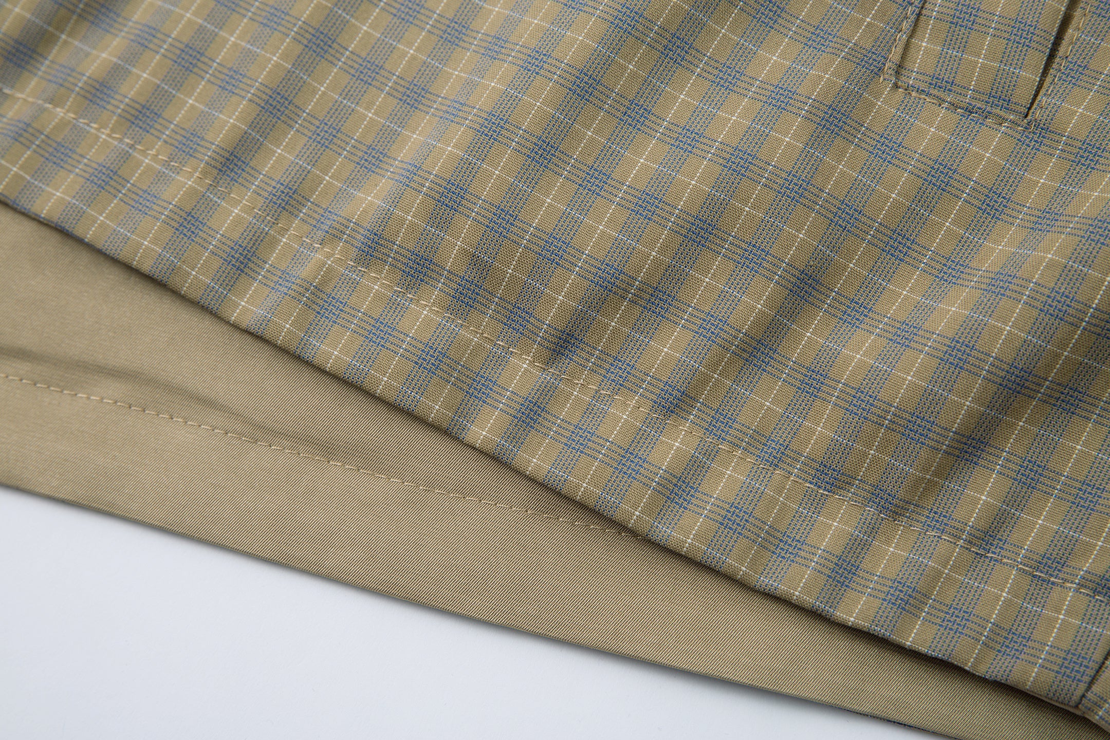 3-6-5.shop Reversible Check Panel Jacket