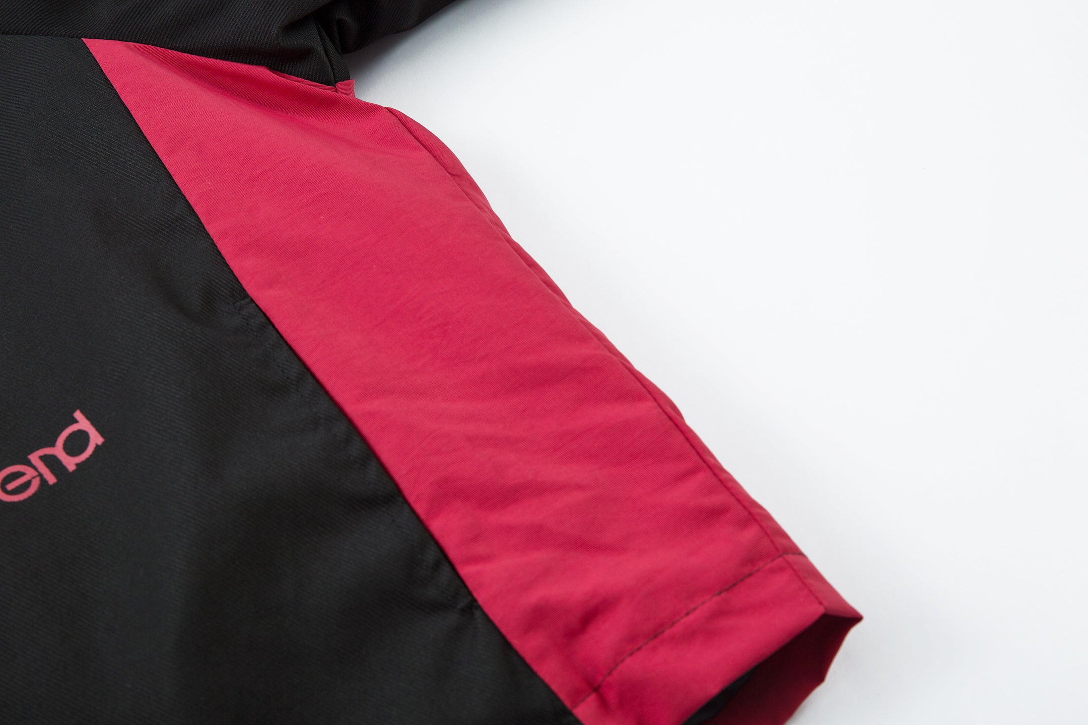 3-6-5.shop Racing Patch Faux Fur Hood Jacket