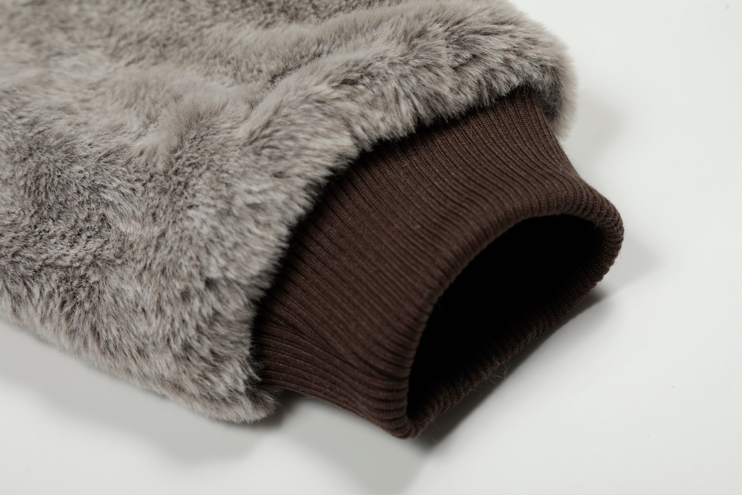3-6-5.shop Wool Blend Fleece Hooded Bomber Jacket